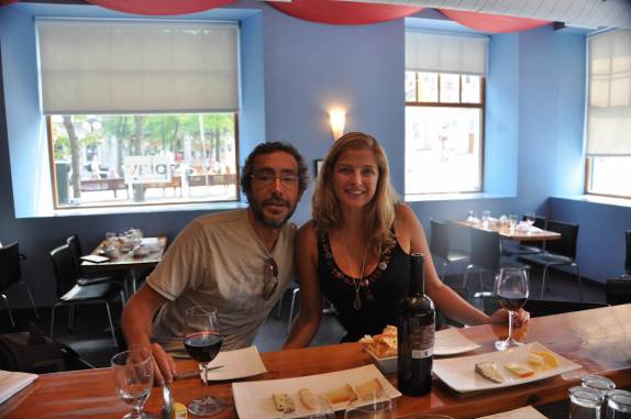 Queijos e vinho no restaurante Play, em Ottawa, capital do Canadá